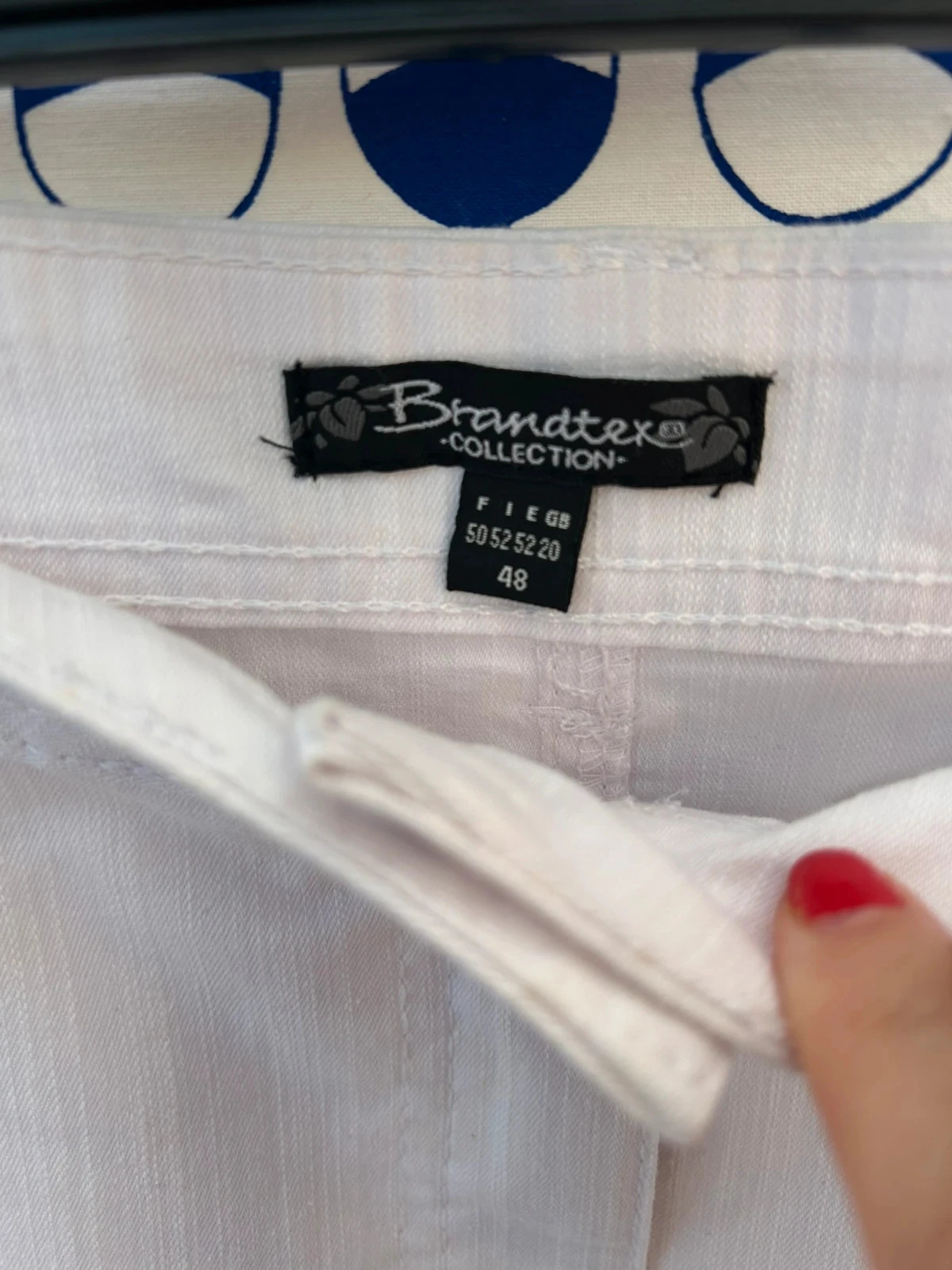 Saia 50/5XL nova Brandtex branca feminina – photo 2
